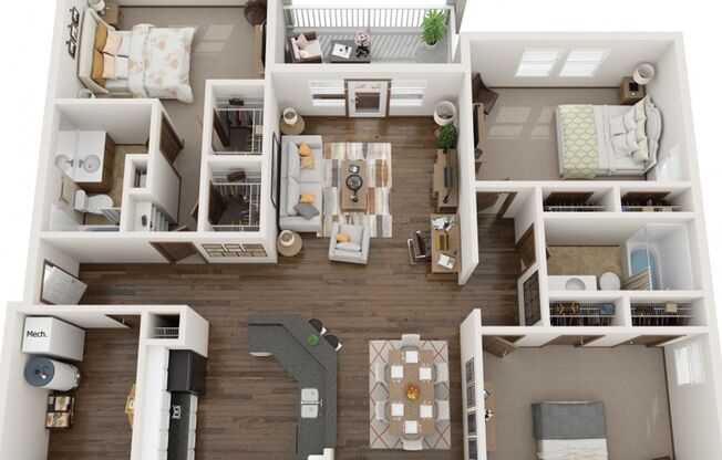 3 beds, 2 baths, 1,500 sqft, $3,475, Unit 450SMA1