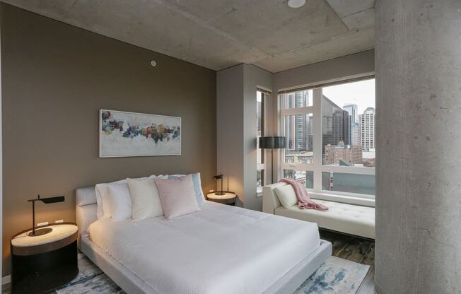 O2 Apartments Model Bedroom