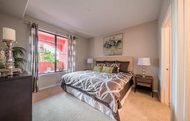 Bedroom with bed at Alanza Place, Phoenix, 85008