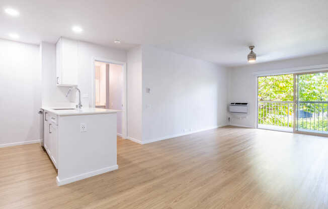 Living Room with Hard Surface Flooring
