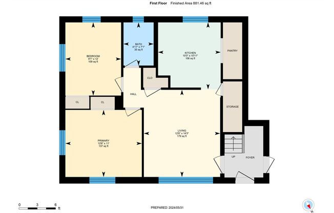 2 beds, 1 bath, 900 sqft, $800, Unit Unit A