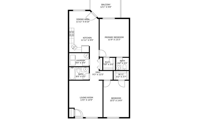 2 beds, 1.5 baths, 1,049 sqft, $1,295, Unit 220-1C ORM