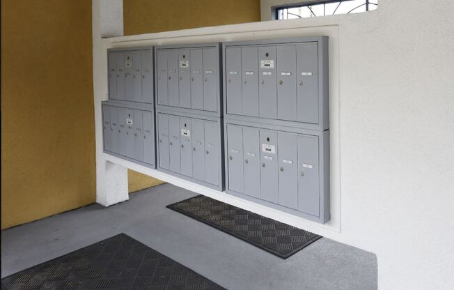 Apartment mailboxes
