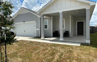 3 bedroom 2 bath 2 car garage with a fenced in back yard