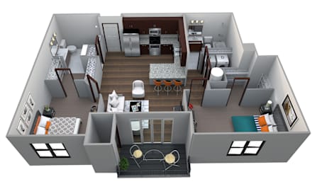 2 beds, 2 baths, 1,161 sqft, $1,693