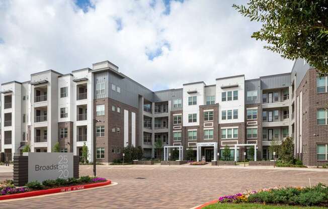 parking lot entrance to out facility