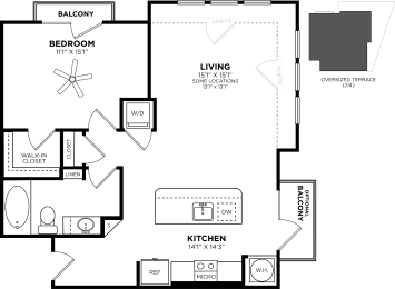 1 bed, 1 bath, 876 sqft, $1,714