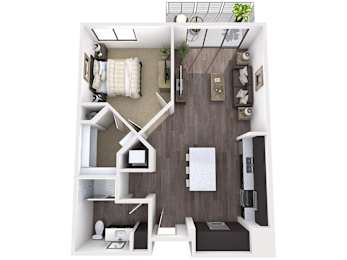 1 bed, 1 bath, 750 sqft, $2,050