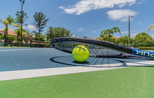 Tennis Court at Portofino Apartment Homes, Tampa, Florida