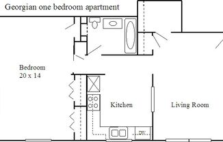 1 bed, 1 bath, 800 sqft, $1,050, Unit GEO 04