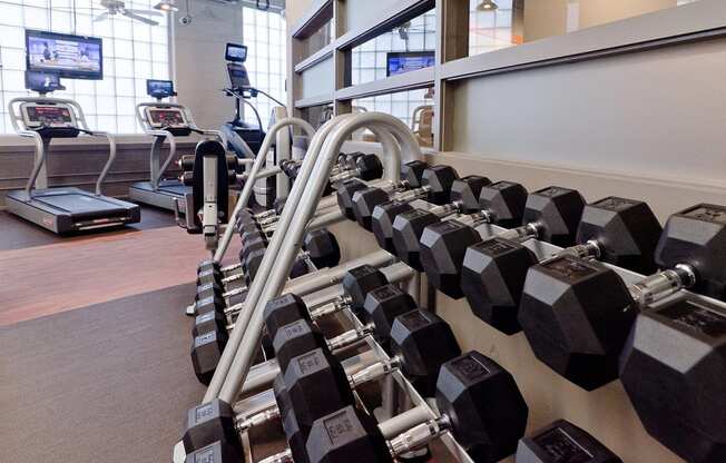 The Ovaltine Court fitness center is open 24-7.