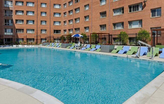Pool at Wellington Apartments, Arlington, VA, 22204
