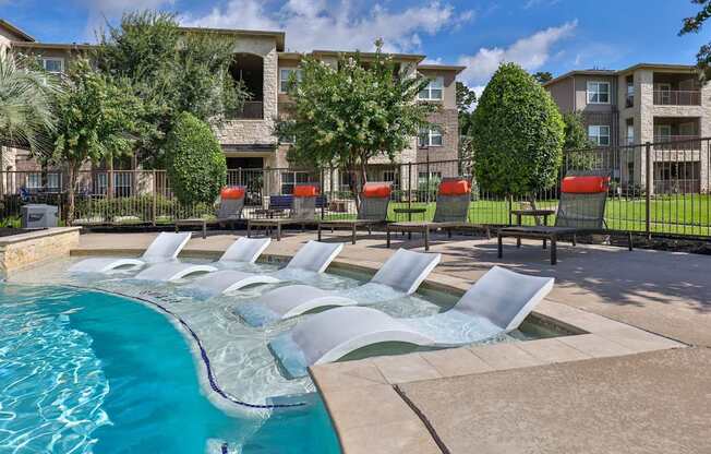 Hilltops Apartments in Conroe, Tx Pool