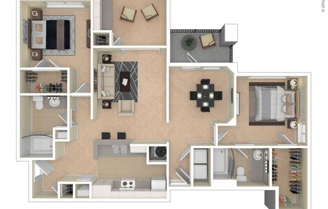 1 bed, 1 bath, 962 sqft, $1,785