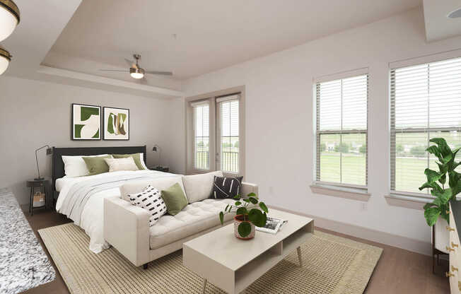 Living Room with Hard Surface Flooring