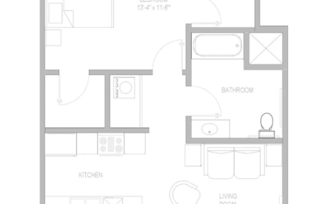 1 bed, 1 bath, 789 sqft, $2,345, Unit 209