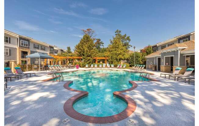 Glimmering Pool at Carolina Point Apartments, Greenville, SC, 29607