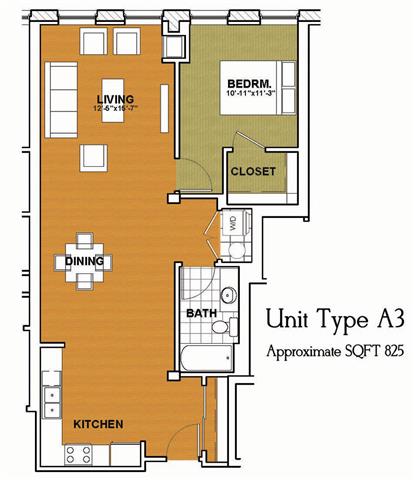 Suite A Floorplan