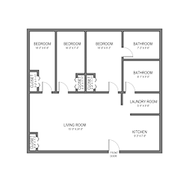 3 beds, 2 baths, 1,036 sqft, $3,050