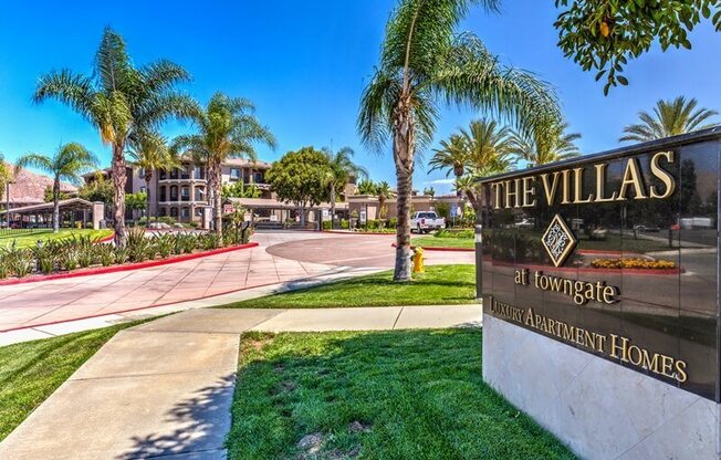 Property Signage at The Villas at Towngate, Moreno Valley, CA