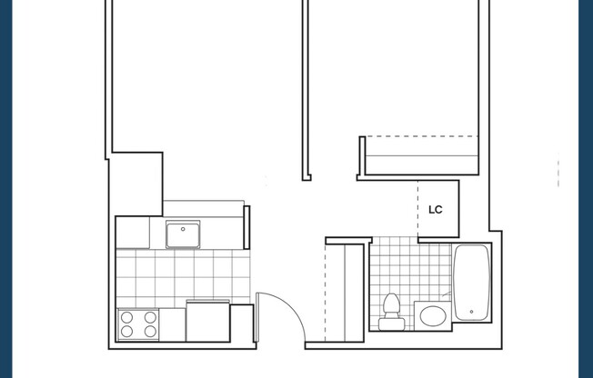 1 bed, 1 bath, $4,800, Unit 9G