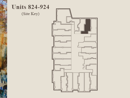 1 bed, 1 bath, $2,450, Unit 824