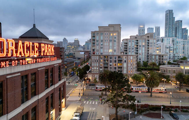 Oracle Park is the home of the San Francisco Giants.