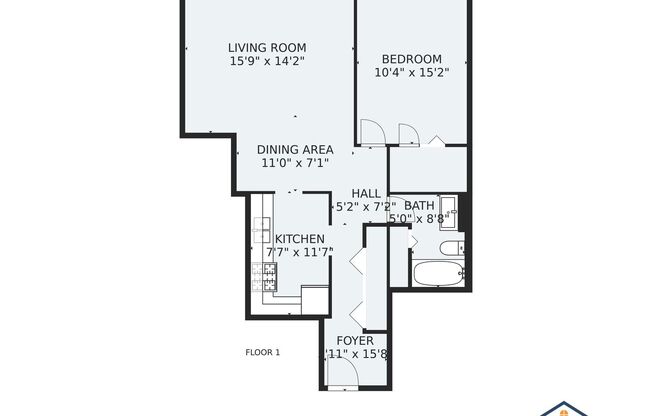 1 bed, 1 bath, $1,500, Unit 6700 S. South Shore Dr. Unit 8H