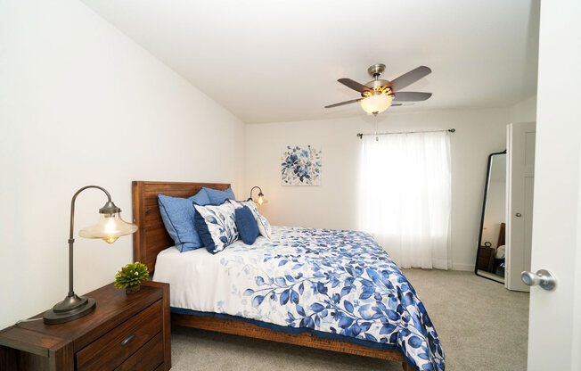 Well Decorated Bedroom at Copper Creek Apartment Homes, Maize, 67101