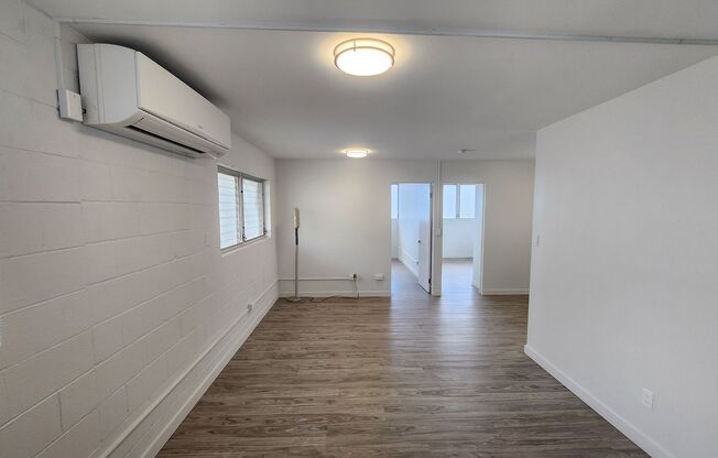 Freshly renovated - Sleek two bedroom / two bathroom / two parking - SPLIT AC - ALL NEW APPLIANCES. 2nd floor walk-up