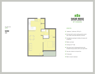 1 bed, 1 bath, 729 sqft, $1,700