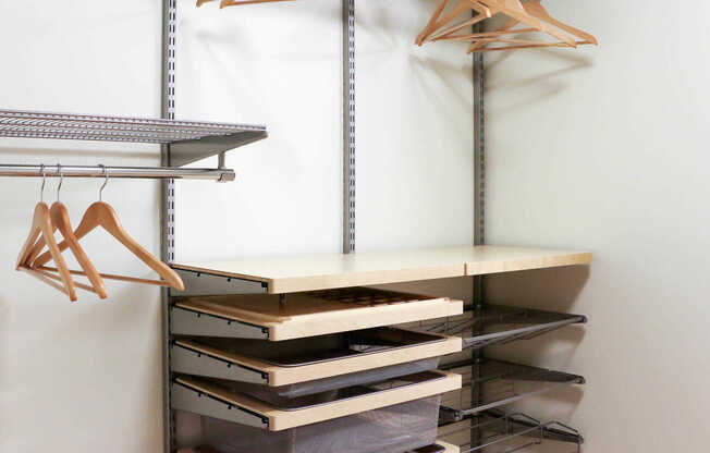 Closet with available ELFA System