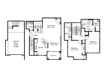 2 beds, 2.5 baths, 1,317 sqft, $2,173