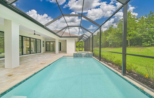 **Custom built 4 Bedroom 3 bathroom Pool home- Naples Reserve- ANNUAL LEASE**