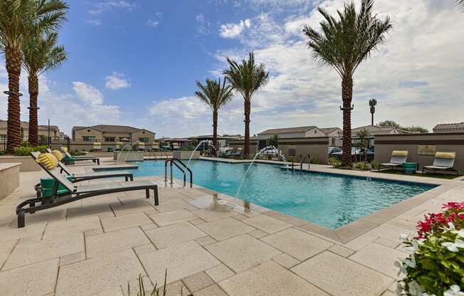 Swimming Pool with Relaxing Sun Decks at Pillar Lago