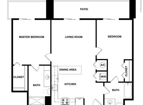 1 bed, 1 bath, 800 sqft, $402