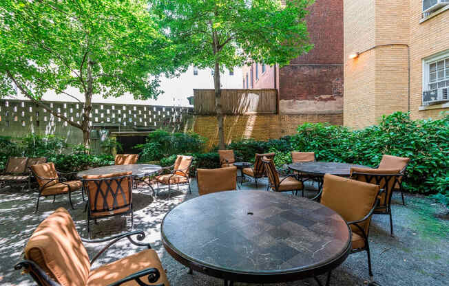 Outdoor Courtyard Area at Miramar, Washington, DC, 20005