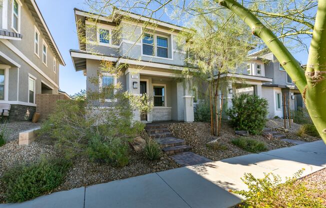 Beautiful Brownstone-Style Townhome in Cadence with Modern Finishes, Private Courtyard & Fantastic Community Amenities!