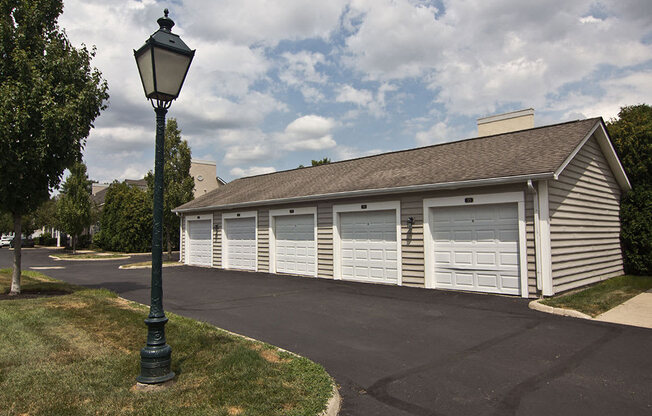 Garages  at Orleans Apartments, Columbus, OH, 43221