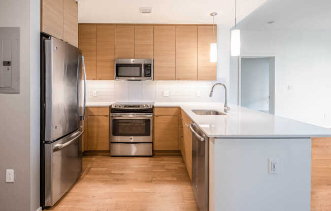 Kitchen with Stainless Steel Appliances