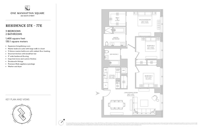 3 beds, 2 baths, 1,400 sqft, $10,995, Unit 75E