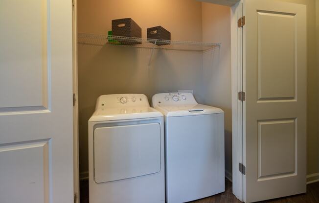 Laundry at Abberly Market Point Apartment Homes, Greenville, South Carolina