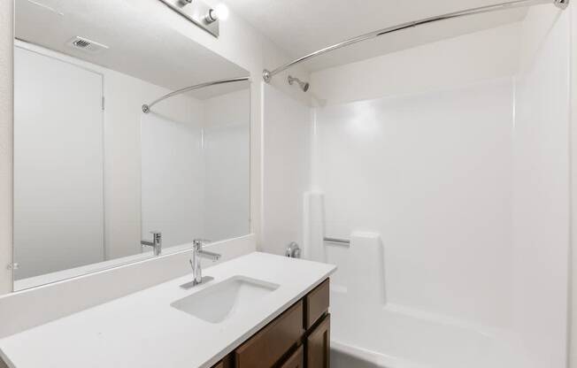 Soaking Tub in Bathroom at Rio Seco Apartments