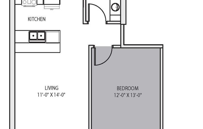 1 bed, 1 bath, 799 sqft, $1,469, Unit 601