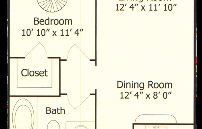 1 bed, 1 bath, 693 sqft, $1,399, Unit 252