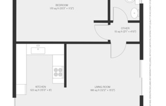 1 bed, 1 bath, 600 sqft, $2,608.2, Unit 20