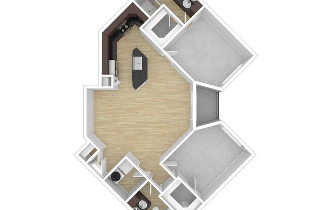 2 beds, 2 baths, 1,162 sqft, $2,175