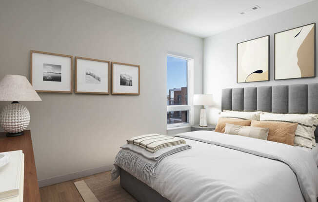 Bedroom with Hard Surface Flooring