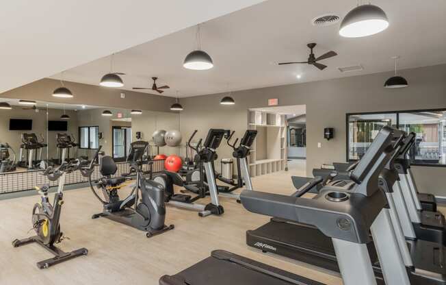 Two Level Fitness Center at The Waverly, Belleville, MI