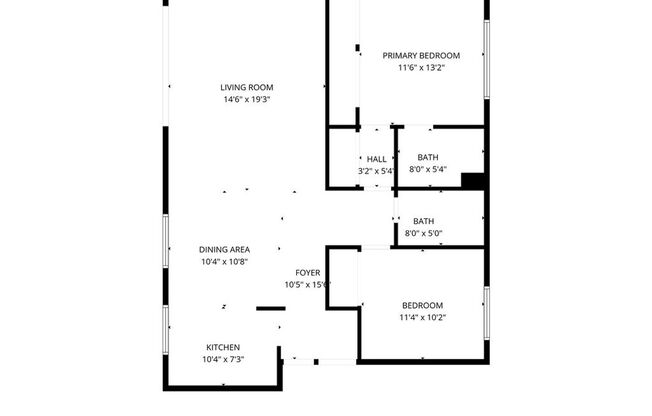 2 beds, 2 baths, 1,220 sqft, $2,300, Unit 1513